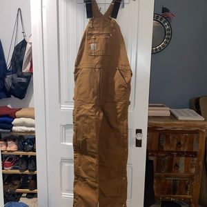 Carhartt cargo work overalls